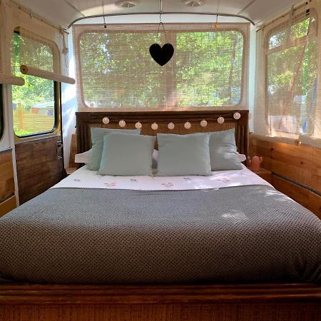Magic Roof Top Bus With Big Bath In The Tree Forest! มีมีซ็อง ภายนอก รูปภาพ